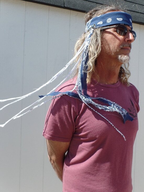 Hand Crafted Accessories - Bandana HANG LOOSE Swag